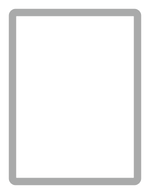 Gray Rounded Thick Line Border