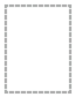 Gray Thick Dashed Line Border