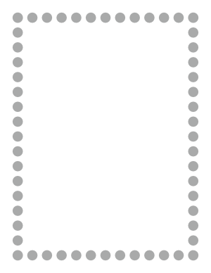 Gray Thick Dotted Line Border