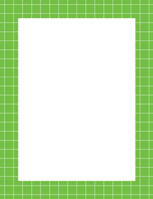 Green Graph Check Border