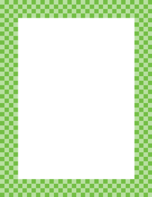 Green Mini Checkered Border