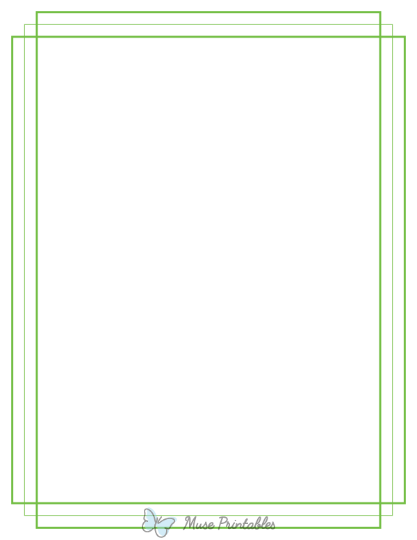 a4 paper size border design