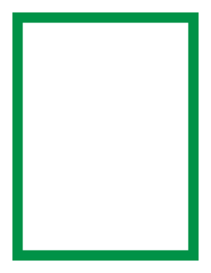 Green Thick Line Border