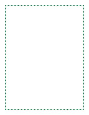 Green Thin Dotted Line Border