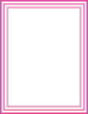Hot Pink Concentric Line Border