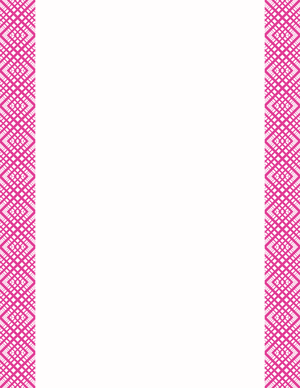 Printable Light Pink Overlapping Diamond Page Border
