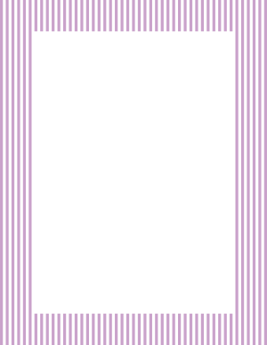 Lavender And White Mini Vertical Striped Border