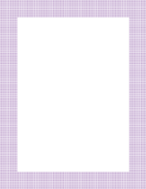 Lavender and White Pin Check Border