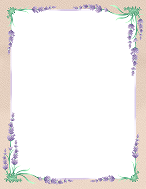 Lavender Border
