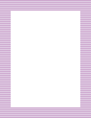 Lavender Mini Horizontal Striped Border