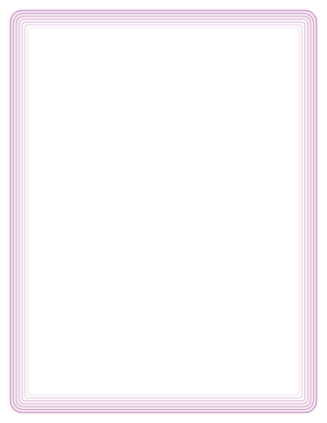 Lavender Rounded Concentric Line Border