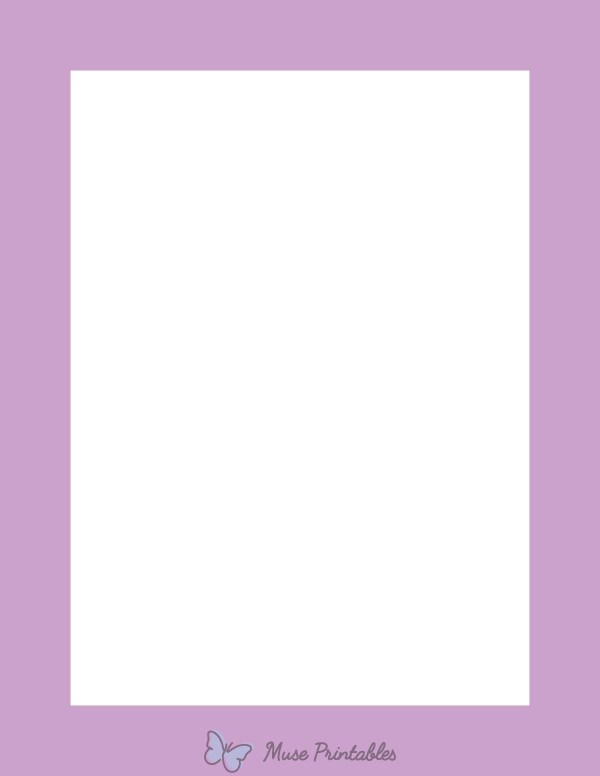 Lavender Solid Border