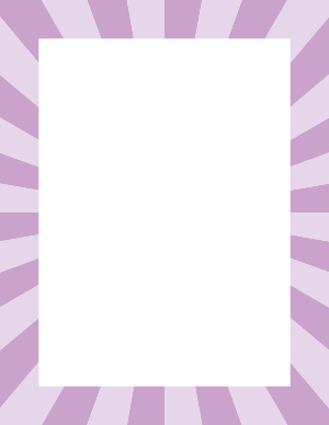 Lavender Starburst Border