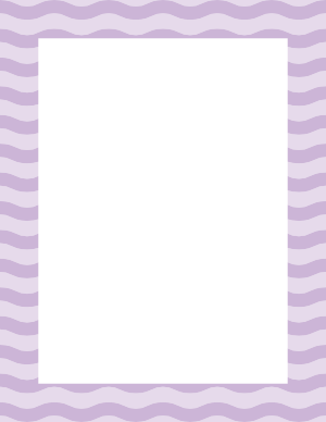 Lavender Wavy Stripe Border