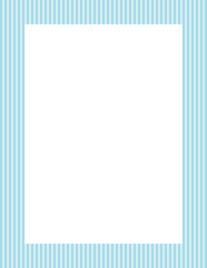 Light Blue Mini Vertical Striped Border