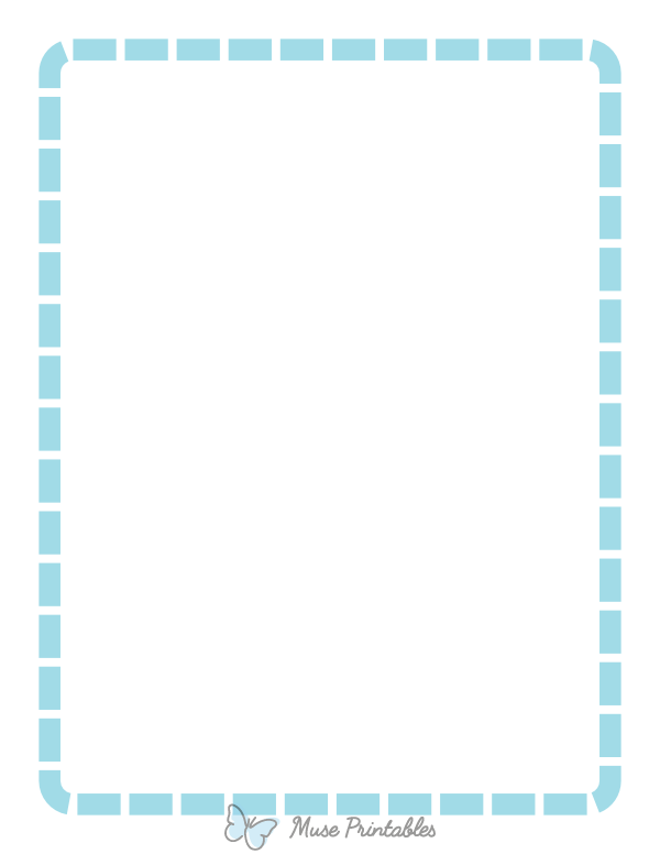blue line border clipart