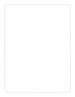 Light Blue Rounded Thin Dotted Line Border
