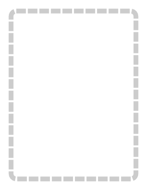 Light Gray Rounded Thick Dashed Line Border