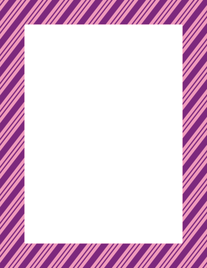 Light Pink and Purple Peppermint Stripe Border