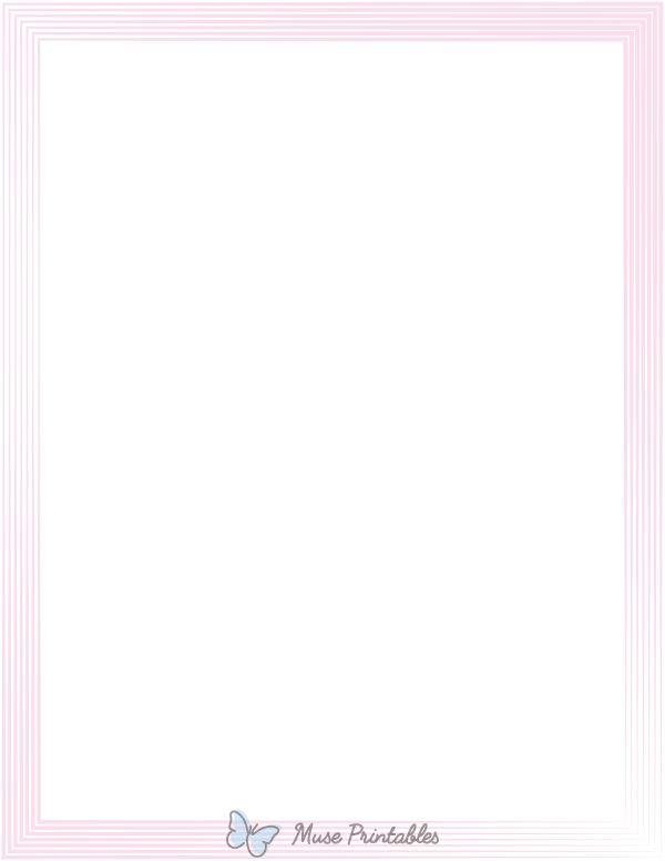 Light Pink Concentric Gradient Line Border