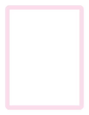 Light Pink Rounded Thick Line Border
