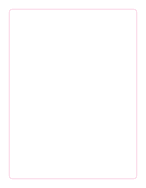 Light Pink Rounded Thin Line Border