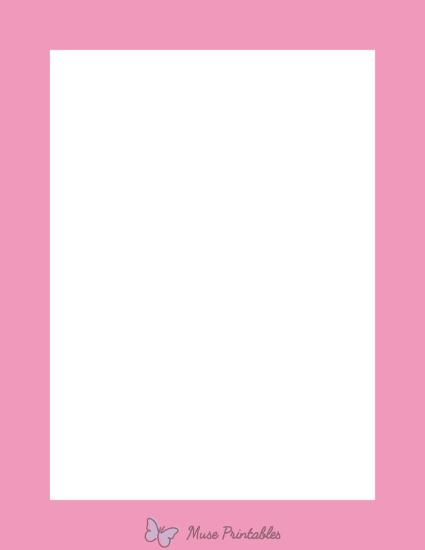 Light Pink Solid Border