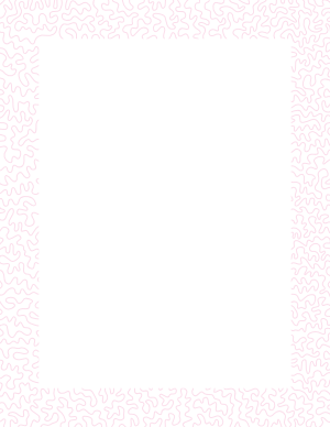 Light Pink Squiggly Line Border