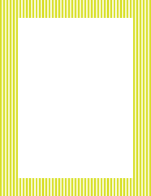 Lime Green Mini Vertical Striped Border