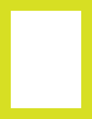Lime Green Solid Border