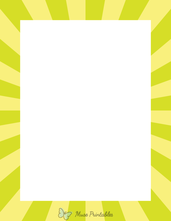 green and yellow border design
