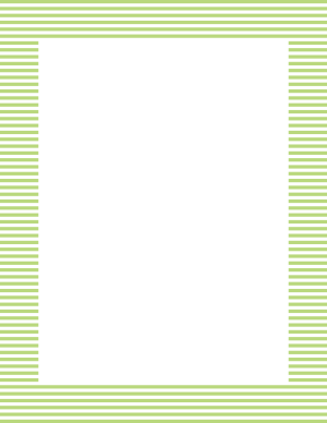 Mint Green And White Mini Horizontal Striped Border