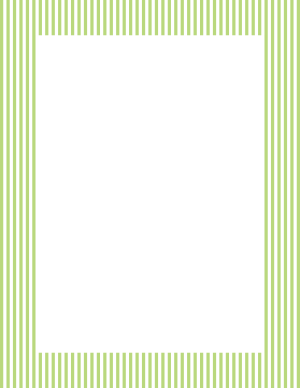 Mint Green And White Mini Vertical Striped Border