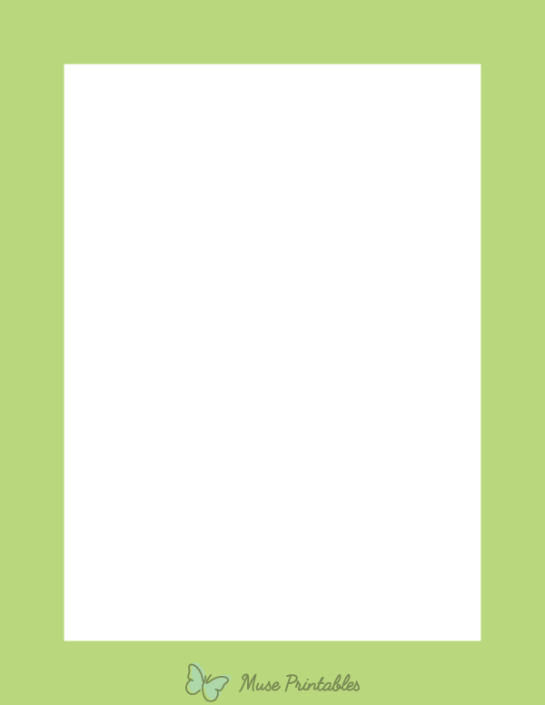 Mint Green Solid Border