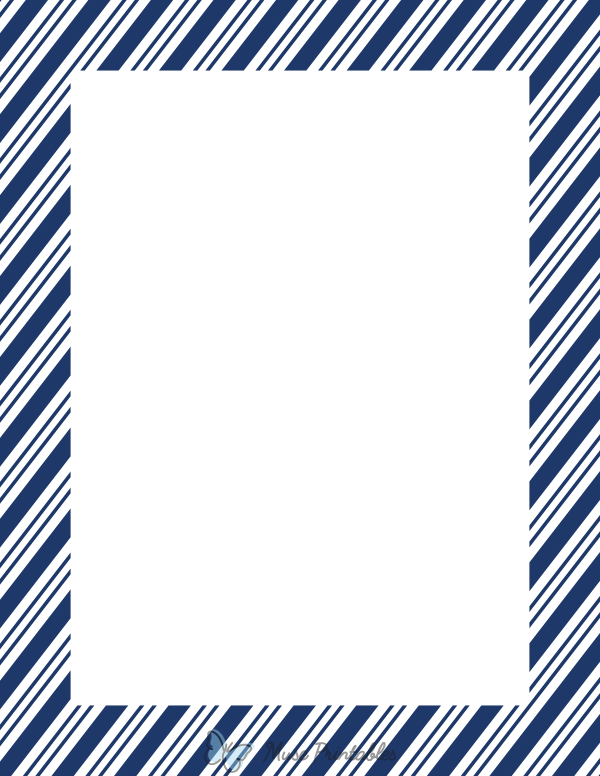 navy blue border