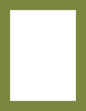 Olive Green Solid Border