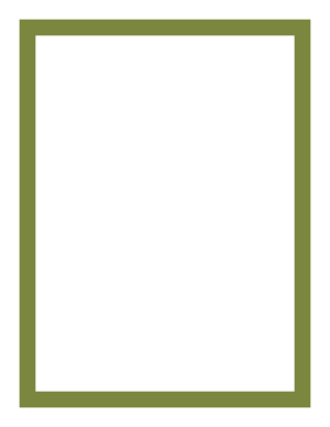Olive Green Thick Line Border