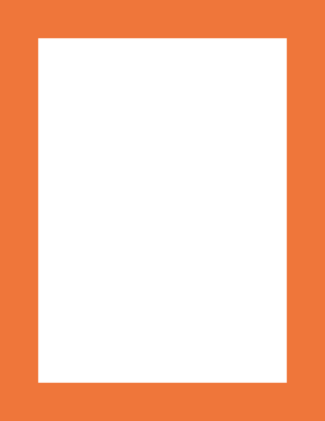 Orange Solid Border
