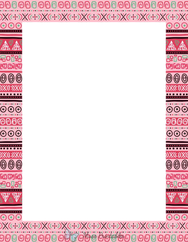 Pink African Border