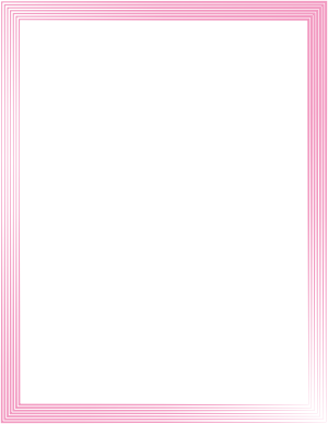 Pink Concentric Gradient Line Border