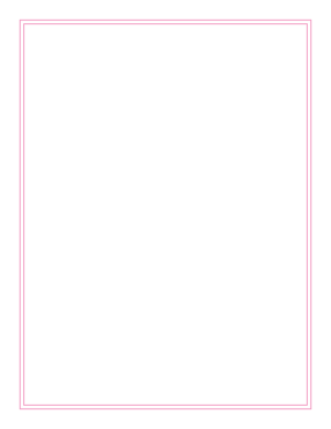 Pink Double Line Border