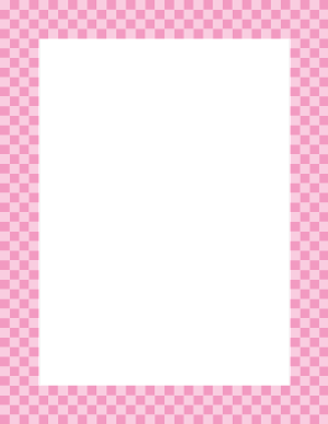 Pink Mini Checkered Border