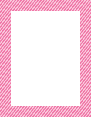 Pink Mini Diagonal Striped Border