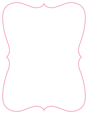 Pink Simple Bracket Frame Border