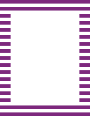Purple And White Horizontal Striped Border