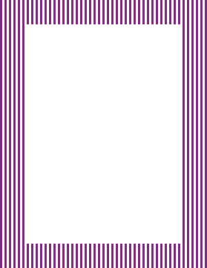 Purple And White Mini Vertical Striped Border