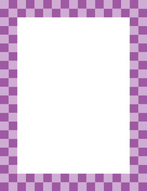 Purple Checkered Border