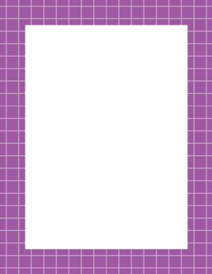 Purple Graph Check Border