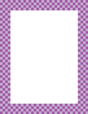Purple Mini Checkered Border