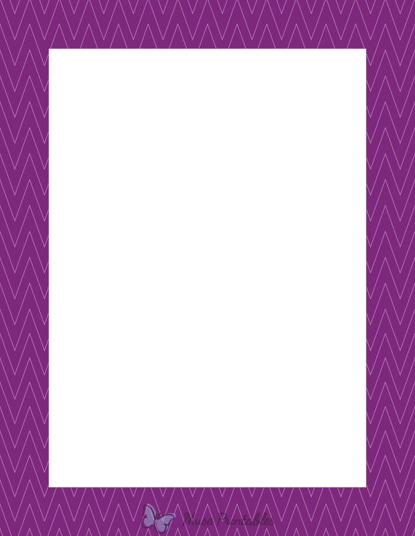 Purple Pinstripe Chevron Border